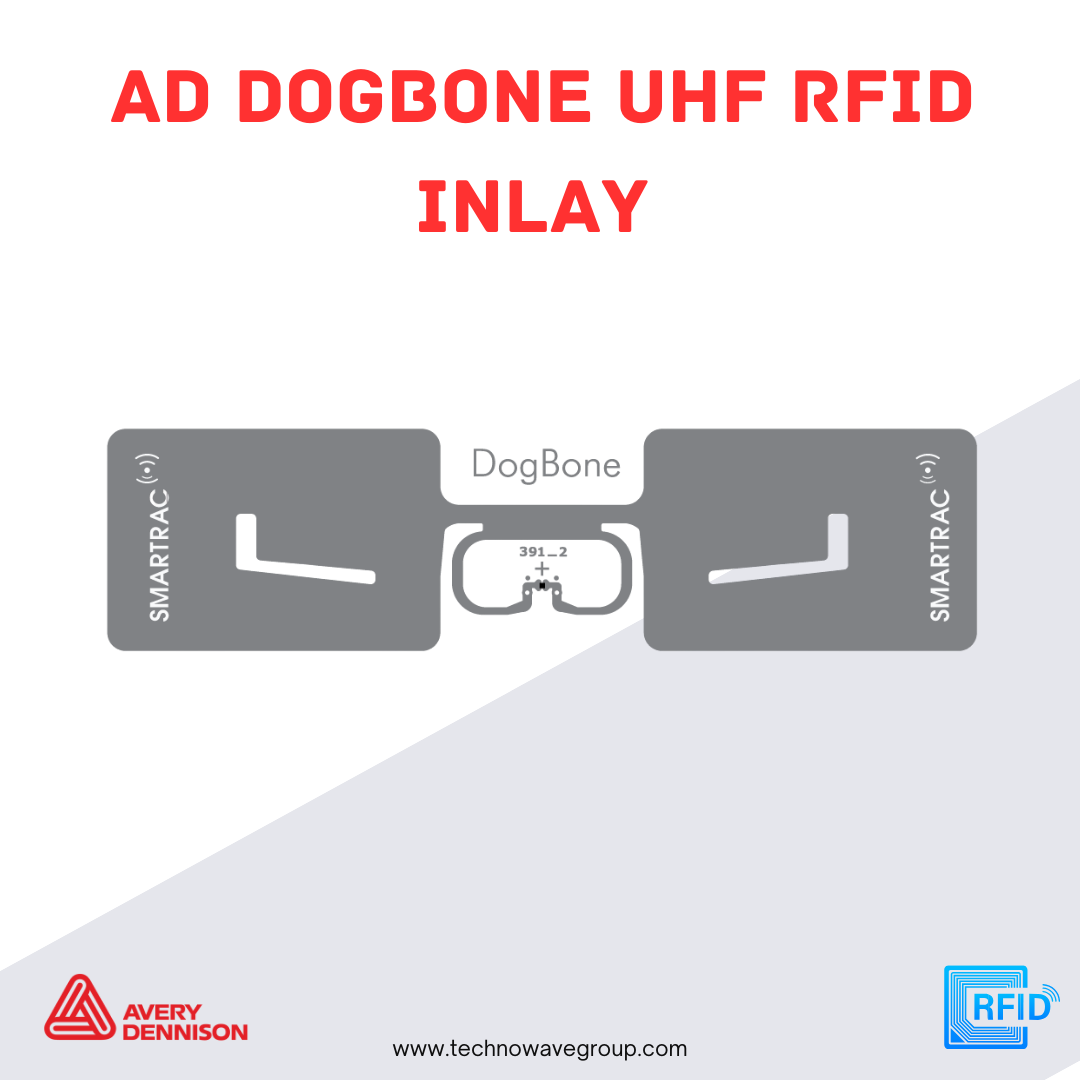 Image of AD Dogbone UHF RFID Inlay bt technowave to buy the label