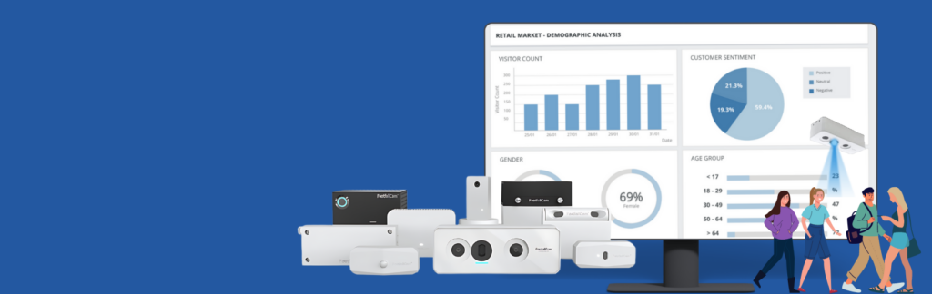 Banner for people counting system by footfallcam