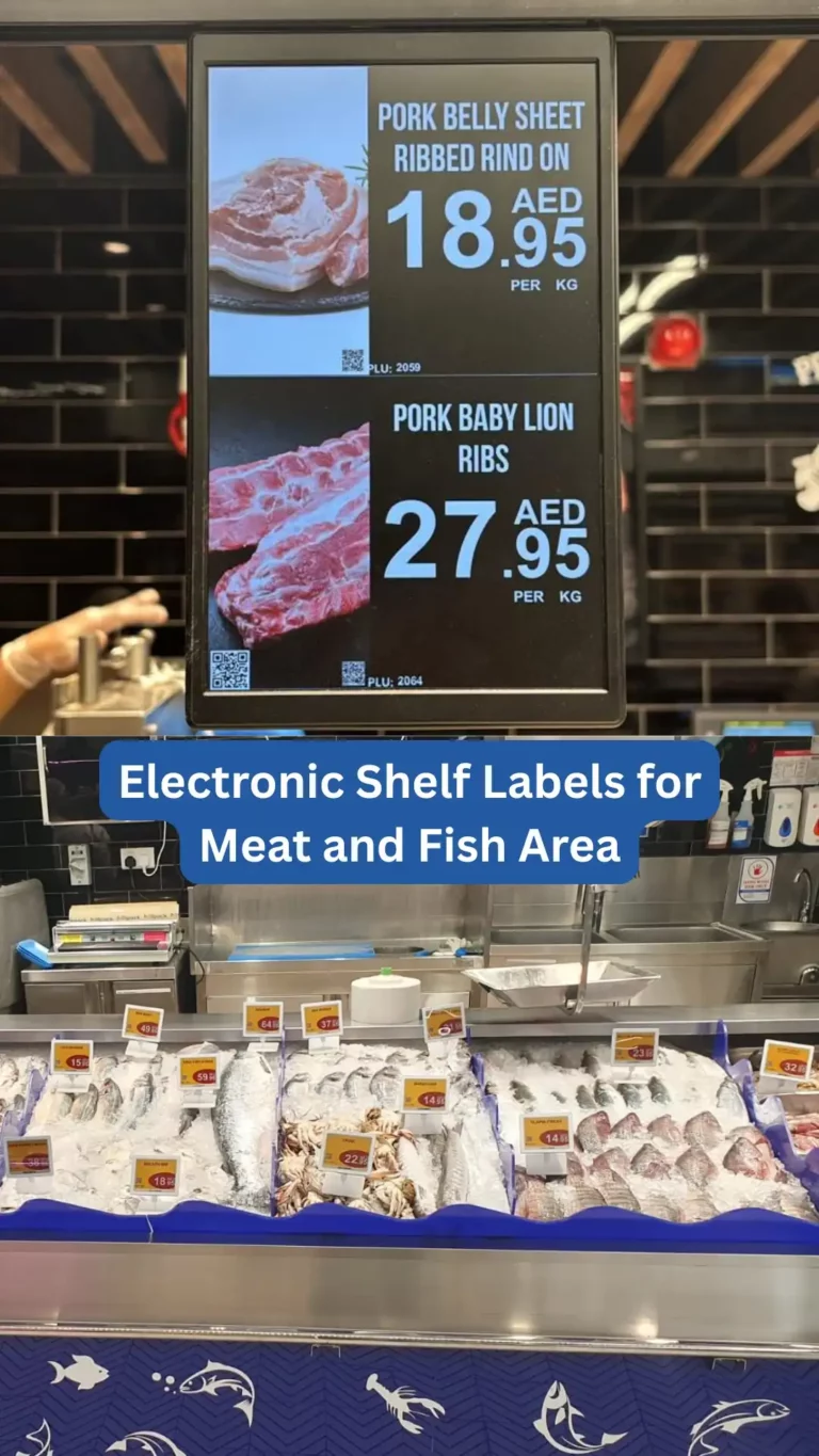 The Future of Fresh Food Retail – Electronic Shelf Labels for Meat and Fish Area