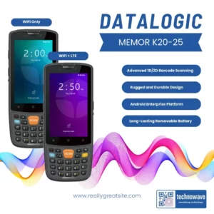 Datalogic Memor K20 WIFI Only & Memor K25 With WIFI & 4G LTE Mobile Computer