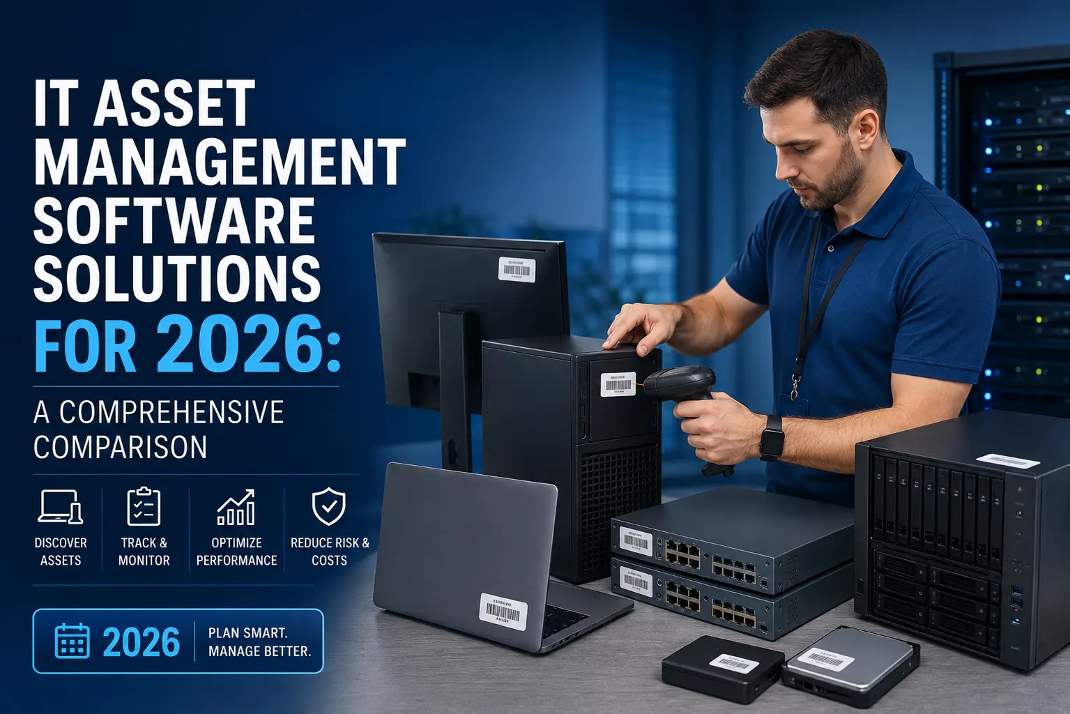 Image for this blog title : IT Asset Management Software Solutions for 2026: A Comprehensive Comparison