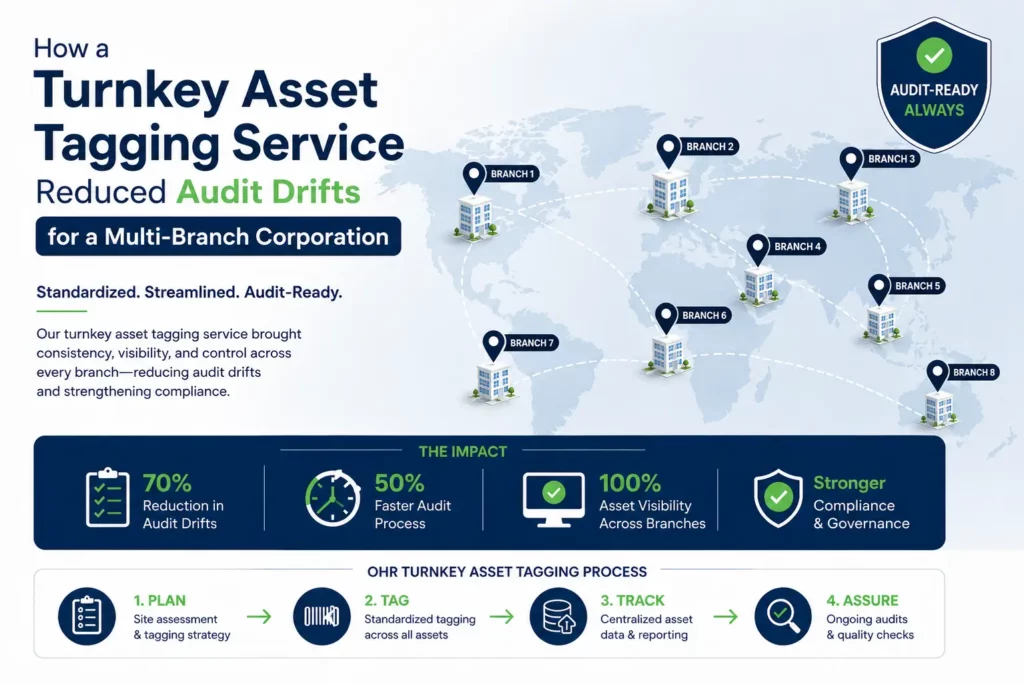 Case Study: How a Turnkey Asset Tagging Service Reduced Audit Drifts for a Multi-Branch Corporation