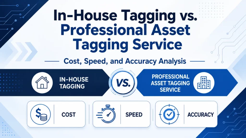 In-House Tagging vs. Professional Asset Tagging Service: Cost, Speed, and Accuracy Analysis