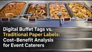 Digital Buffet Tags vs. Traditional Paper Labels: Cost-Benefit Analysis for Event Caterers