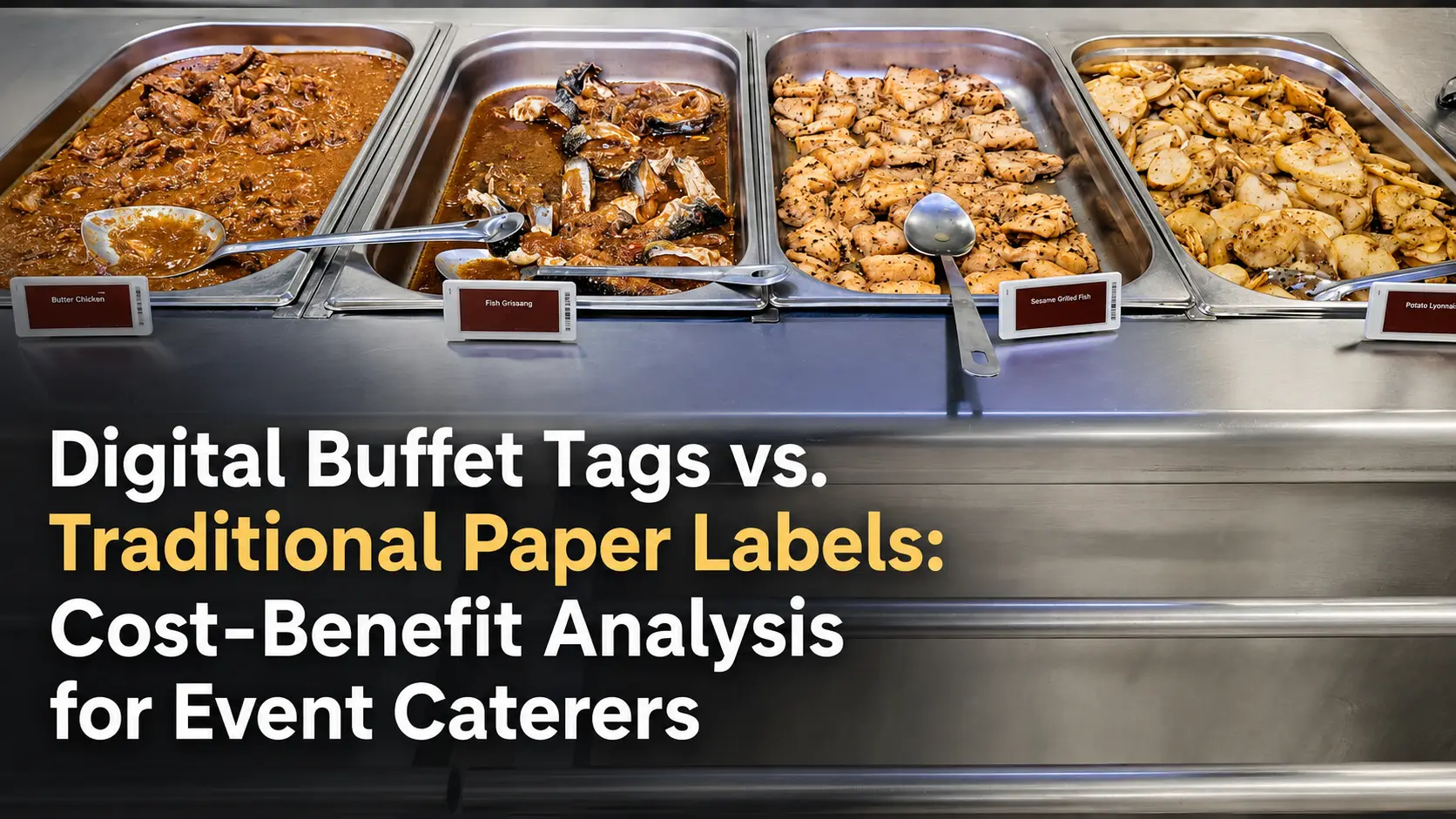 Digital Buffet Tags vs. Traditional Paper Labels: Cost-Benefit Analysis for Event Caterers