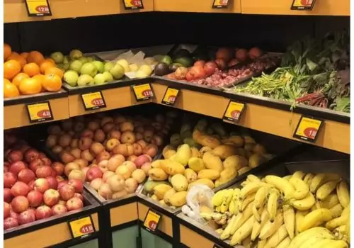 electronic shelf labels fruits