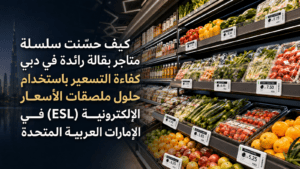كيف حسّنت سلسلة متاجر بقالة رائدة في دبي كفاءة التسعير باستخدام حلول ملصقات الأسعار الإلكترونية (ESL) في الإمارات العربية المتحدة