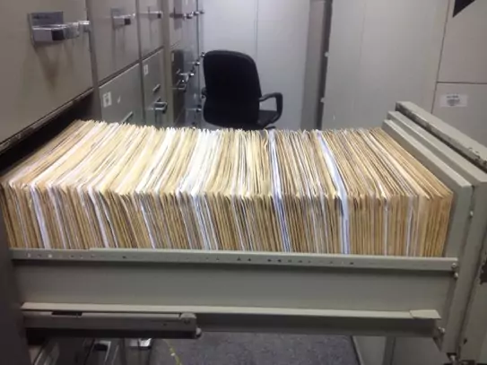 RFID-tagged title deed files at Eskan Bank Bahrain