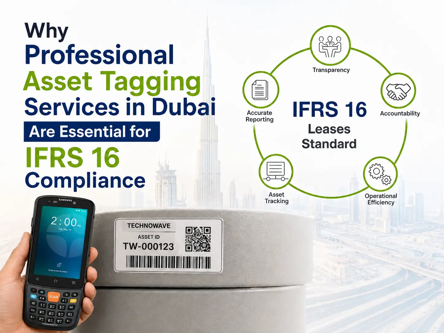 Why Professional Asset Tagging Services in Dubai Are Essential for IFRS 16 Compliance
