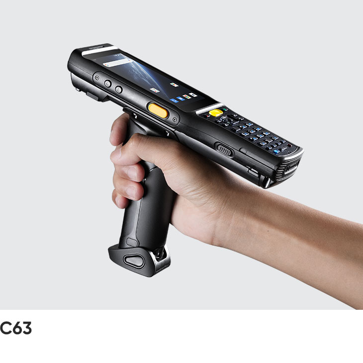 Chainway C63 rugged keypad Android mobile computer – view 2