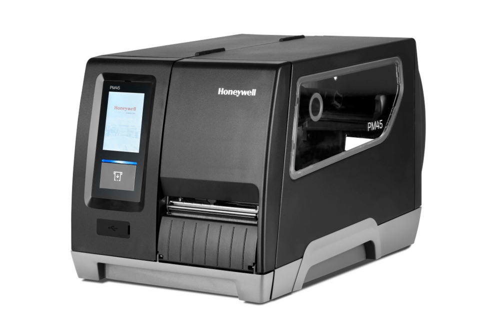Honeywell PM45 4-inch industrial barcode label printer