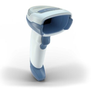 Zebra DS4608-HC healthcare 2D barcode scanner in healthcare white